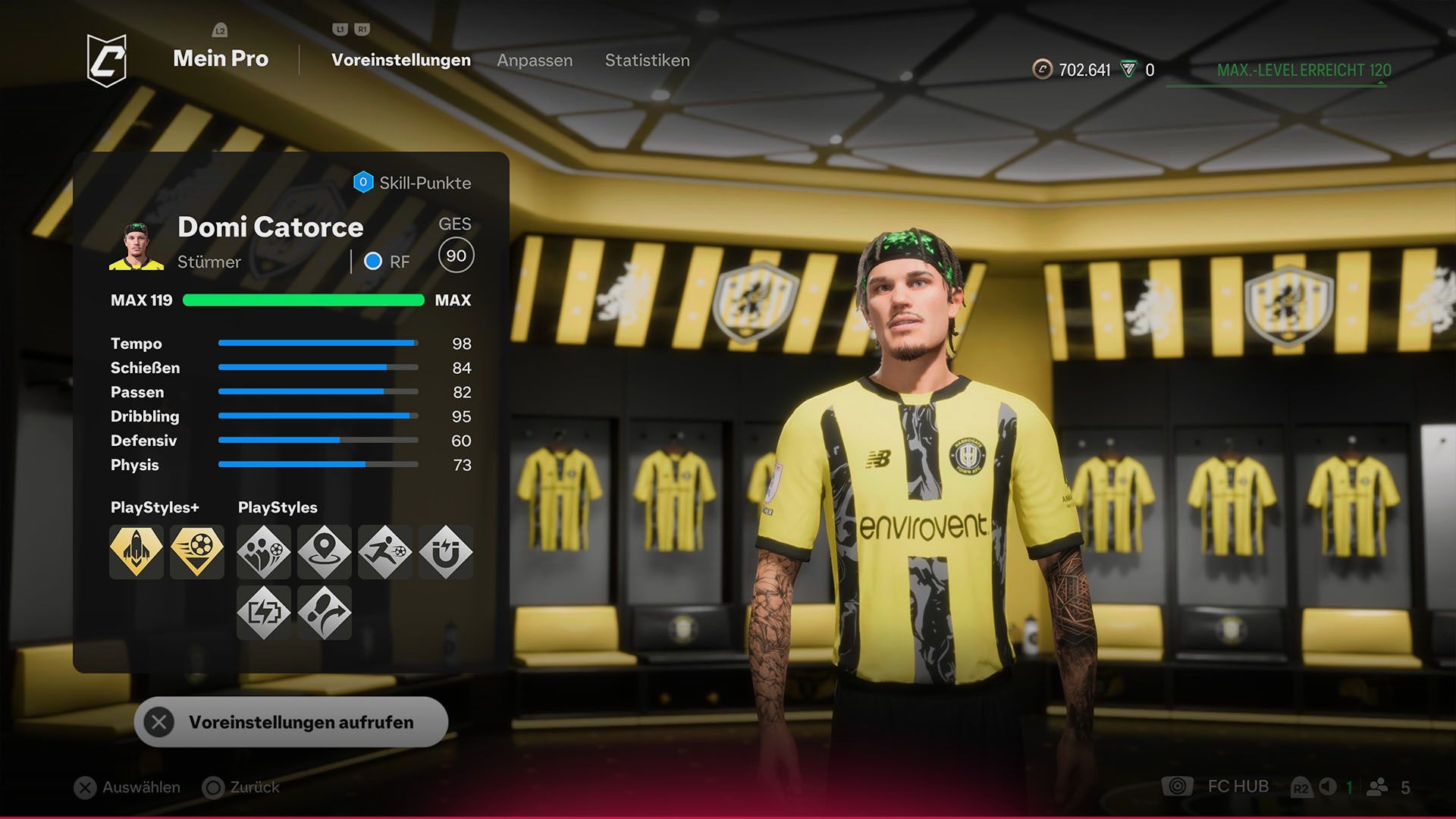 Levelsystem in EA SPORTS FC 25 Pro Clubs