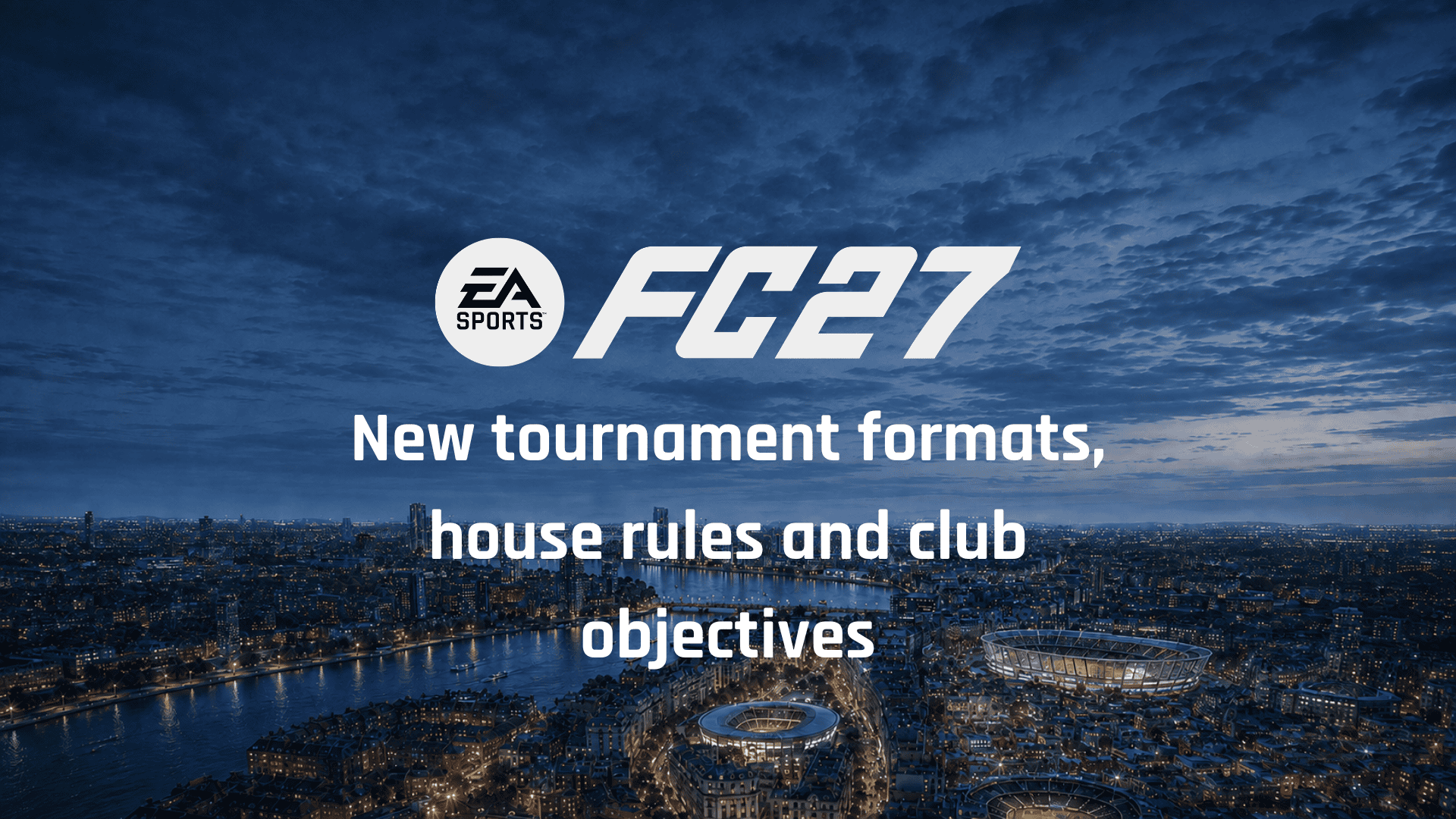 New tournament formats, house rules and club objectives