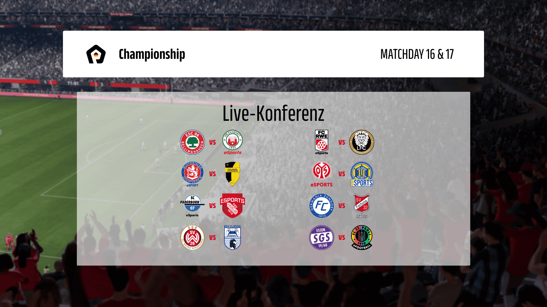 Super-Sonntag in der Championship