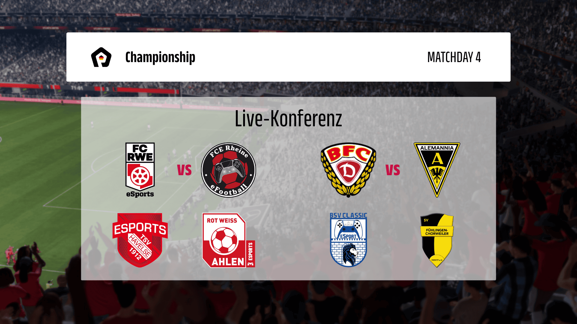 Vereinsfußball am Sonntag