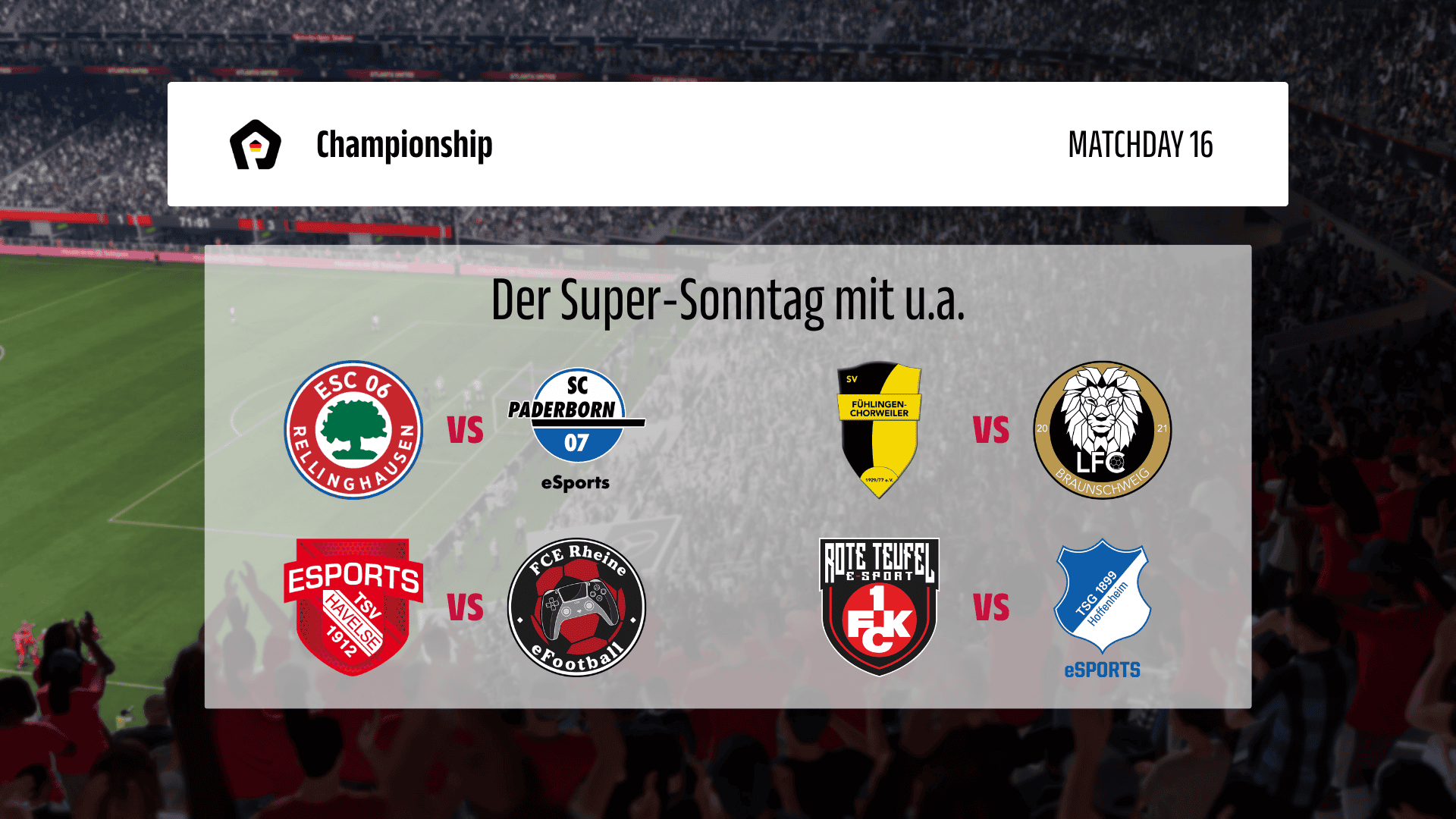 Das Finale der Ligaphase